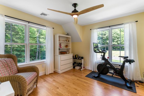 Fitness Equipment, Interior, Wood Texture Flooring