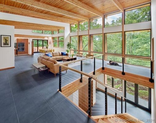 Interior, Living room, Sun Room, Wooden Ceilings