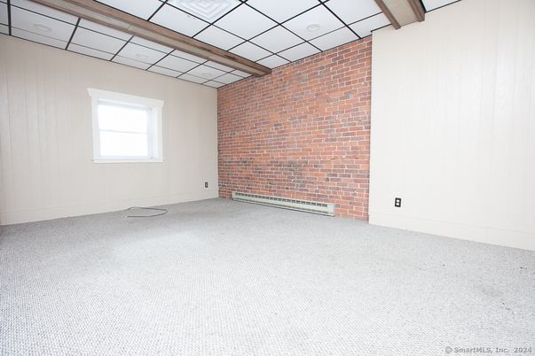 Empty room, Interior, Stone Walls, Wooden Beams