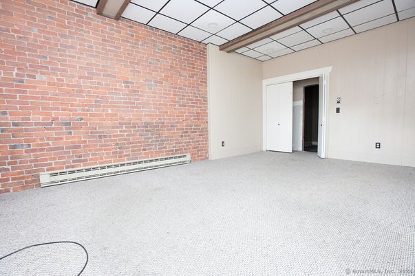 Empty room, Interior, Stone Walls, Wooden Beams