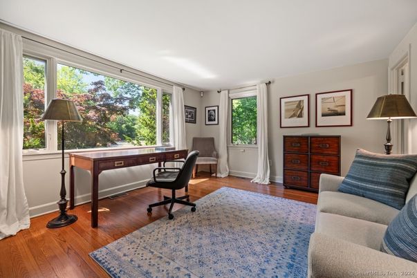 Home Office, Interior, Wood Texture Flooring