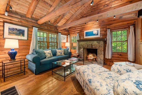 Fireplace, Interior, Living room, Wooden Beams, Wooden Ceilings, Wood Texture Flooring, Wooden Walls