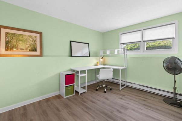 Home Office, Interior, Wood Texture Flooring