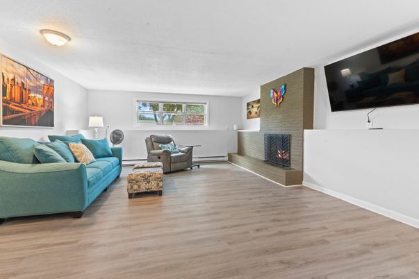 Fireplace, Interior, Living room, Wood Texture Flooring