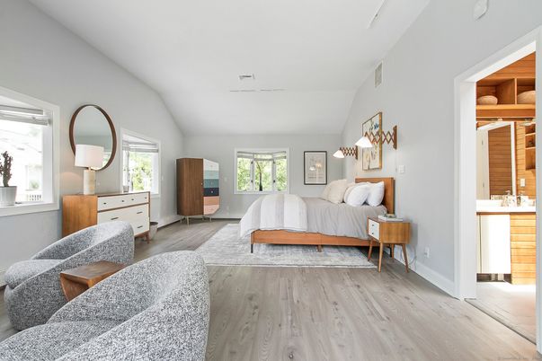 Bedroom, Interior, Wood Texture Flooring