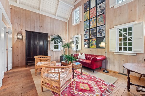 Interior, Living room, Wood Texture Flooring, Wooden Walls