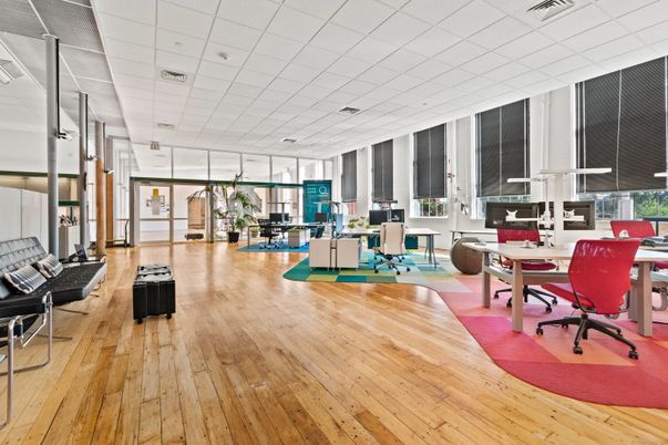 Home Office, Interior, Wood Texture Flooring
