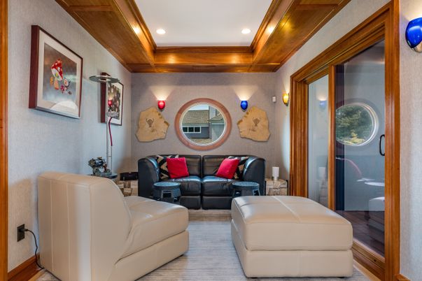 Interior, Living room, Recessed Lighting