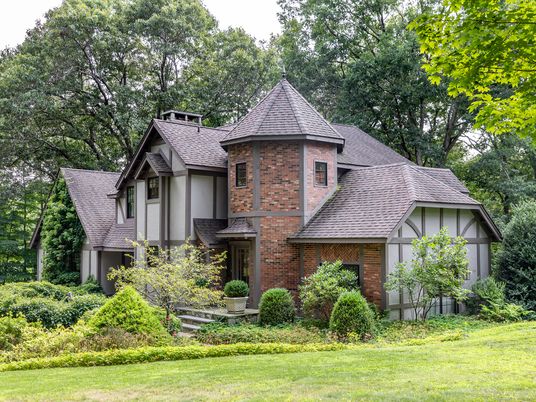 Exterior, Facade, Brick Facade, Tudor Revival