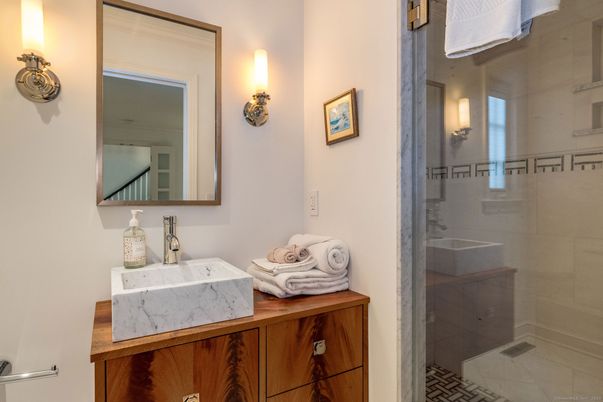 Bathroom, Glass Shower, Interior