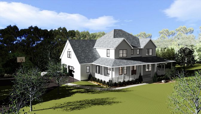 Exterior, Facade, Farmhouse