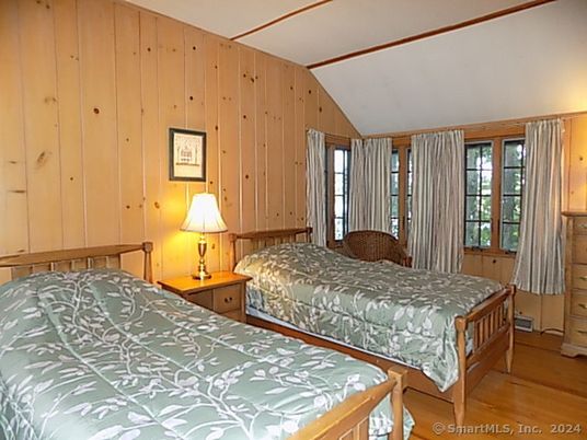 Bedroom, Interior, Wood Texture Flooring, Wooden Walls