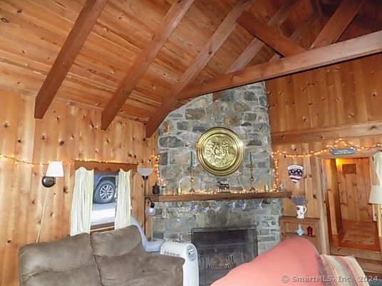 Fireplace, Interior, Stone Walls, Wooden Beams, Wooden Ceilings, Wooden Walls