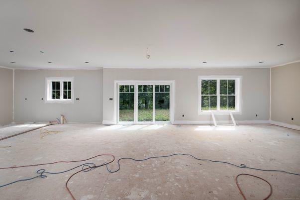 Empty room, Interior, Recessed Lighting