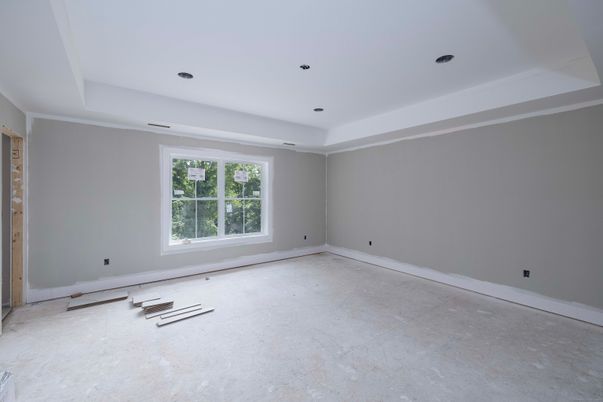Empty room, Interior, Recessed Lighting