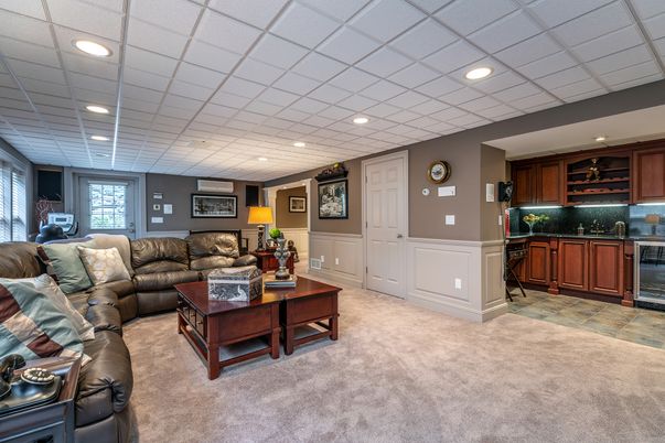 Interior, Kitchen, Living room, Recessed Lighting
