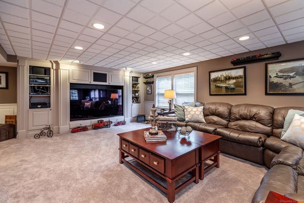 Interior, Living room, Recessed Lighting