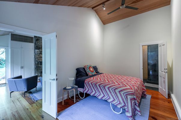 Bedroom, Interior, Wooden Ceilings, Wood Texture Flooring