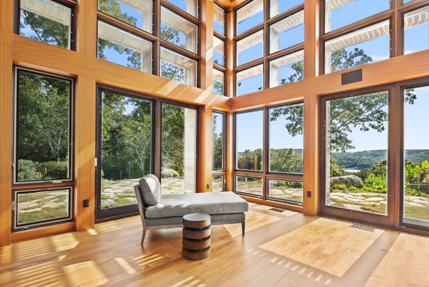 Interior, Sun Room, Wood Texture Flooring