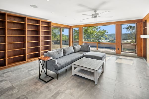 Interior, Living room, Recessed Lighting