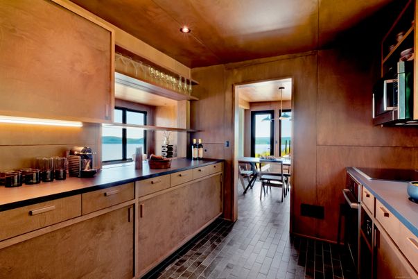 Dining room, Interior, Kitchen, Recessed Lighting