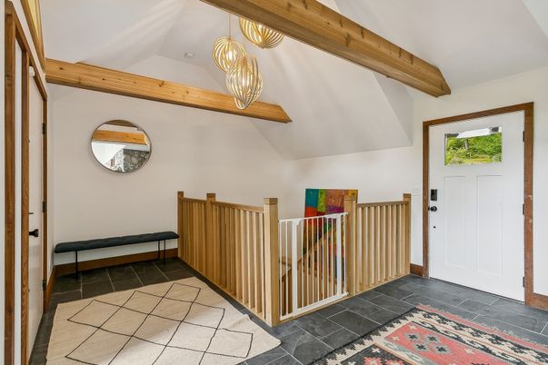 Interior, Pendant Lights, Wooden Beams