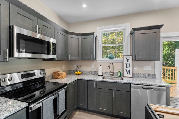 Interior, Kitchen, Recessed Lighting, Stainless Steel Appliances