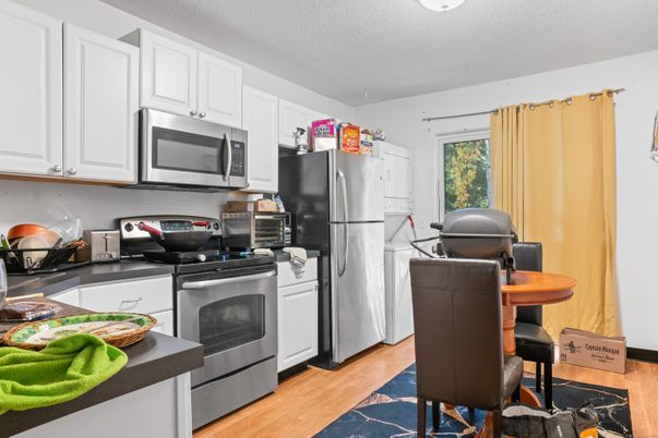 Interior, Kitchen, Wood Texture Flooring