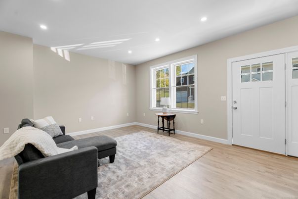 Interior, Recessed Lighting, Wood Texture Flooring