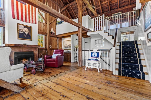 Fireplace, Interior, Living room, Wooden Beams, Wooden Ceilings, Wood Texture Flooring, Wooden Walls