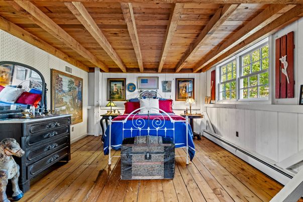 Bedroom, Interior, Wooden Beams, Wooden Ceilings, Wood Texture Flooring