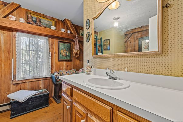 Bathroom, Interior, Wood Texture Flooring