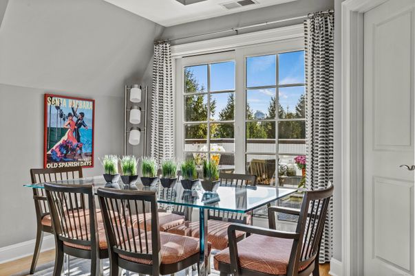 Dining room, Interior, Wood Texture Flooring