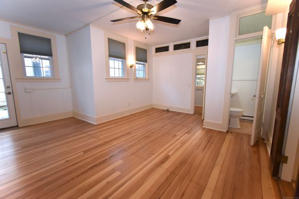 Bathroom, Empty room, Interior, Wood Texture Flooring