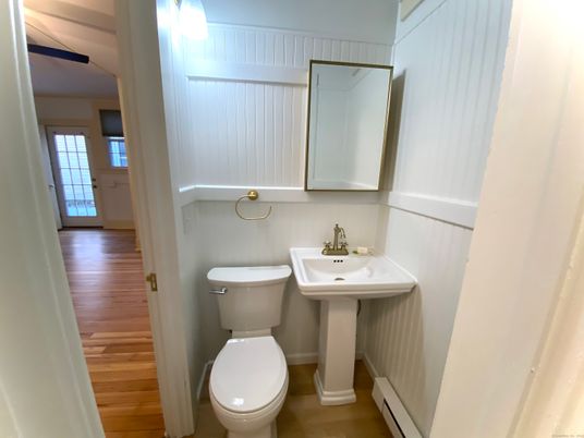 Bathroom, Interior, Wood Texture Flooring