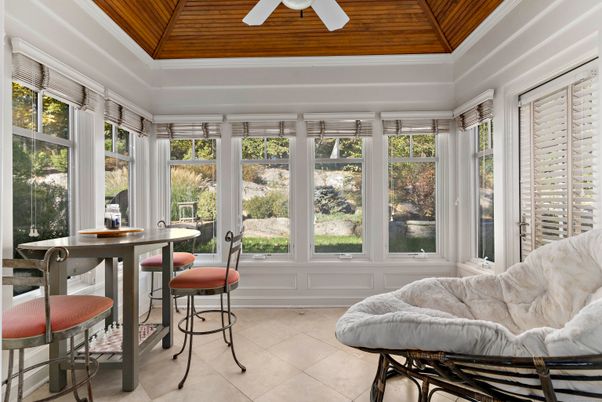 Interior, Sun Room, Wooden Ceilings