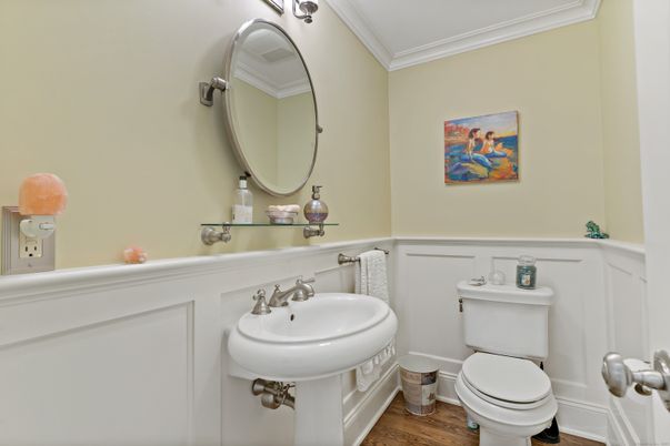 Bathroom, Interior, Wood Texture Flooring