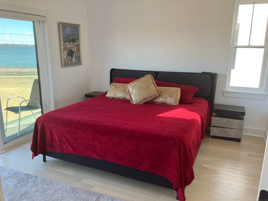 Bedroom, Interior, Water, Wood Texture Flooring