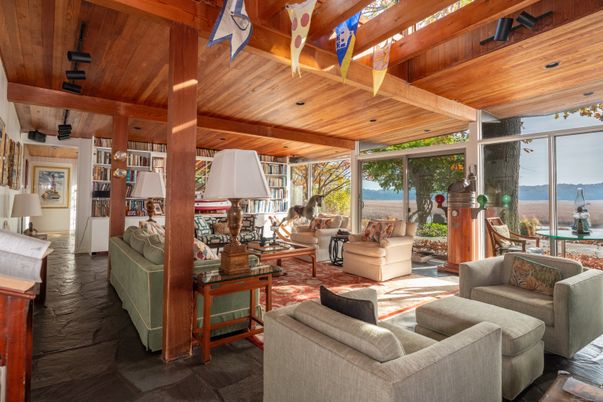 Interior, Living room, Wooden Beams, Wooden Ceilings