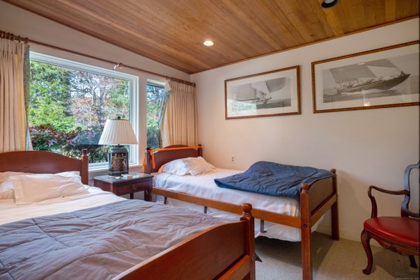 Bedroom, Interior, Recessed Lighting, Wooden Ceilings