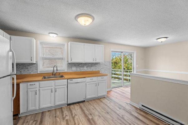 Interior, Kitchen, Wood Texture Flooring