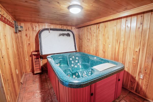 Hot Tub, Interior, Wooden Ceilings, Wooden Walls
