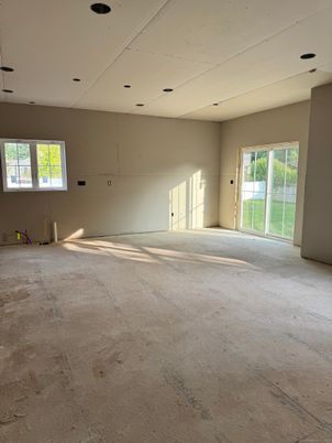 Empty room, Interior, Recessed Lighting