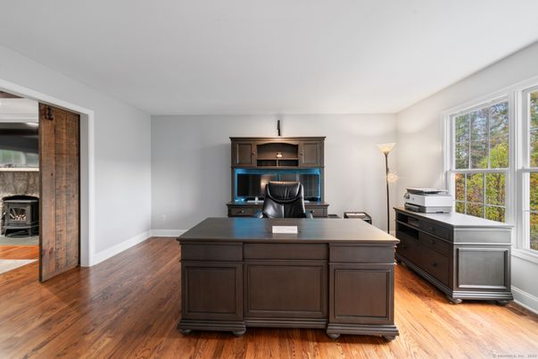 Home Office, Interior, Wood Texture Flooring