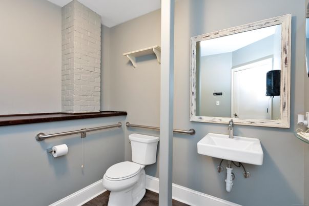 Bathroom, Interior, Wood Texture Flooring