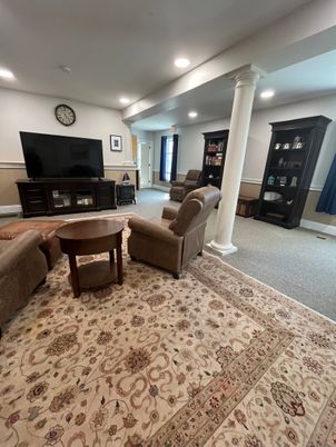 Interior, Living room, Recessed Lighting