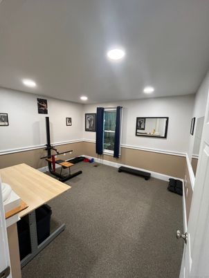 Fitness Equipment, Interior, Recessed Lighting