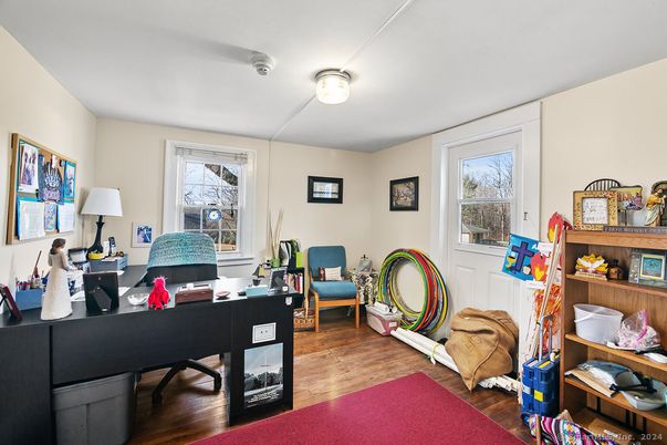 Home Office, Interior, Wood Texture Flooring