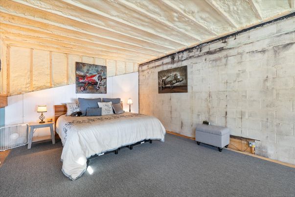 Bedroom, Interior, Stone Walls