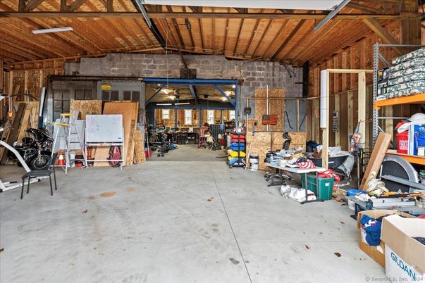Fitness Equipment, Interior, Stone Walls, Wooden Beams, Wooden Ceilings